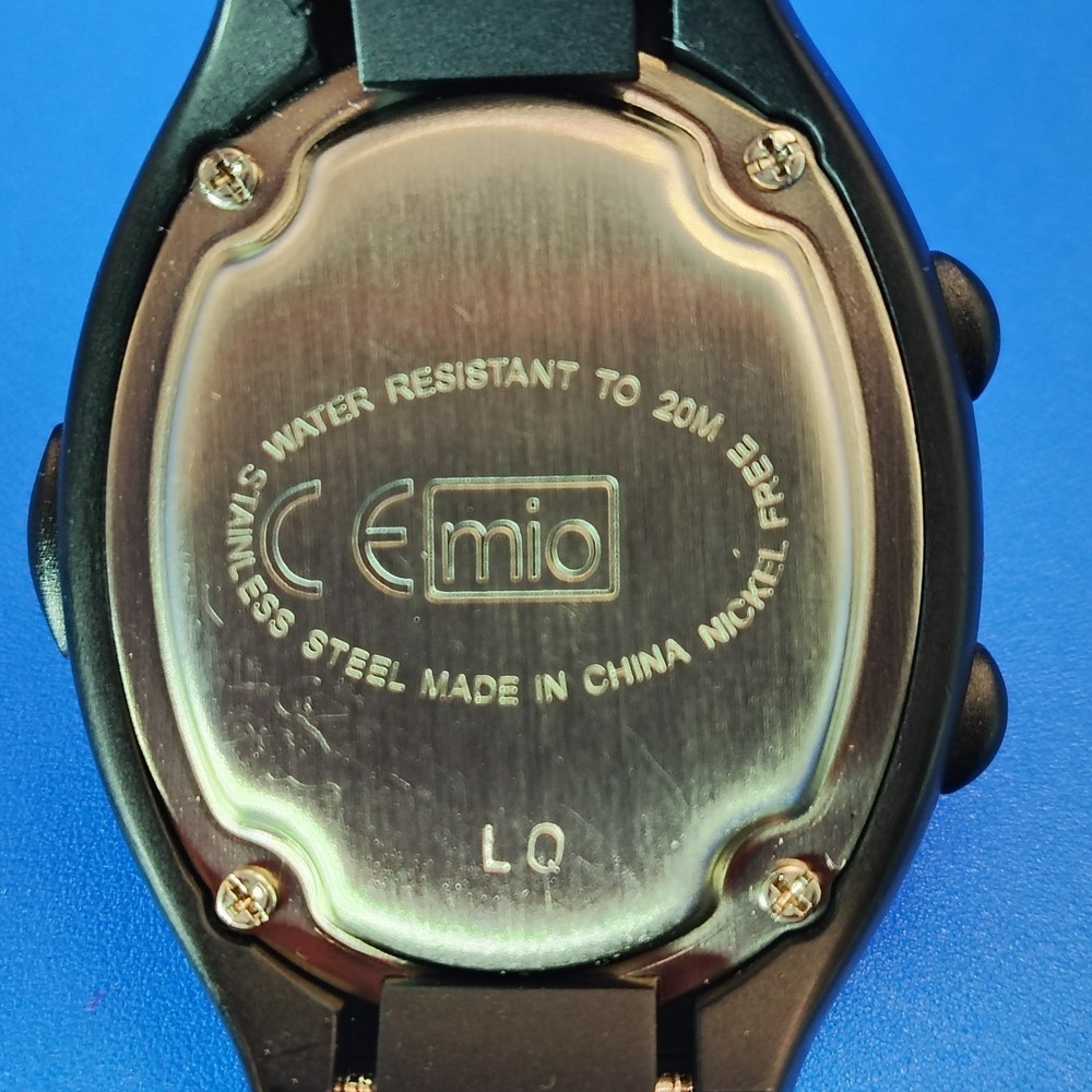 Vintage 2003 Mio MioZone Heart Monitor Pulse 43mm Mens Digital Watch Restored - Picture 5 of 10